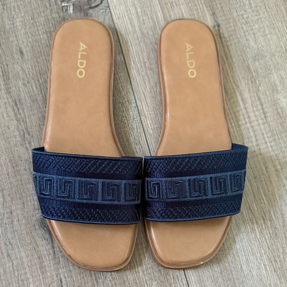 Aldo Navy Blue Sandals